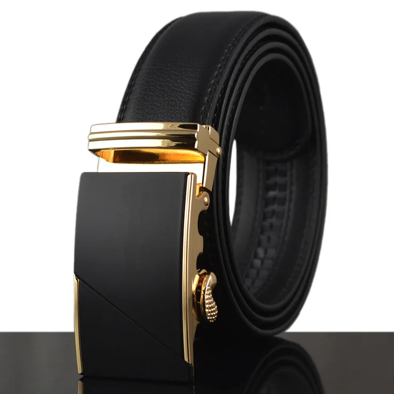 Ремень автоматическая пряжка пояса Ceinture Роскошные Подлинная Кожаный Пояс Пряжка