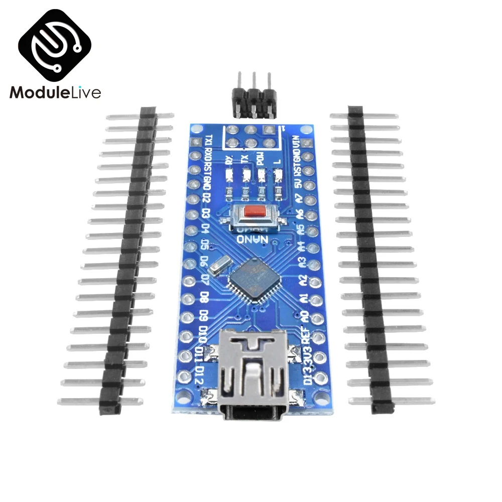 Мини USB CH340 Nano 3 0 Atmega328P atmega328 плата контроллера для Arduino MEGA328 V3.0 5V 16M модуль