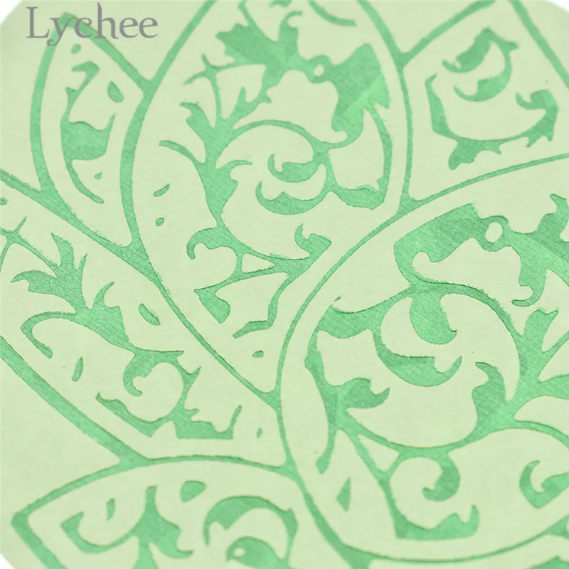Lychee 16 см Широкий многоцветный горячего тиснения фольги бумага тисненая Лазерная