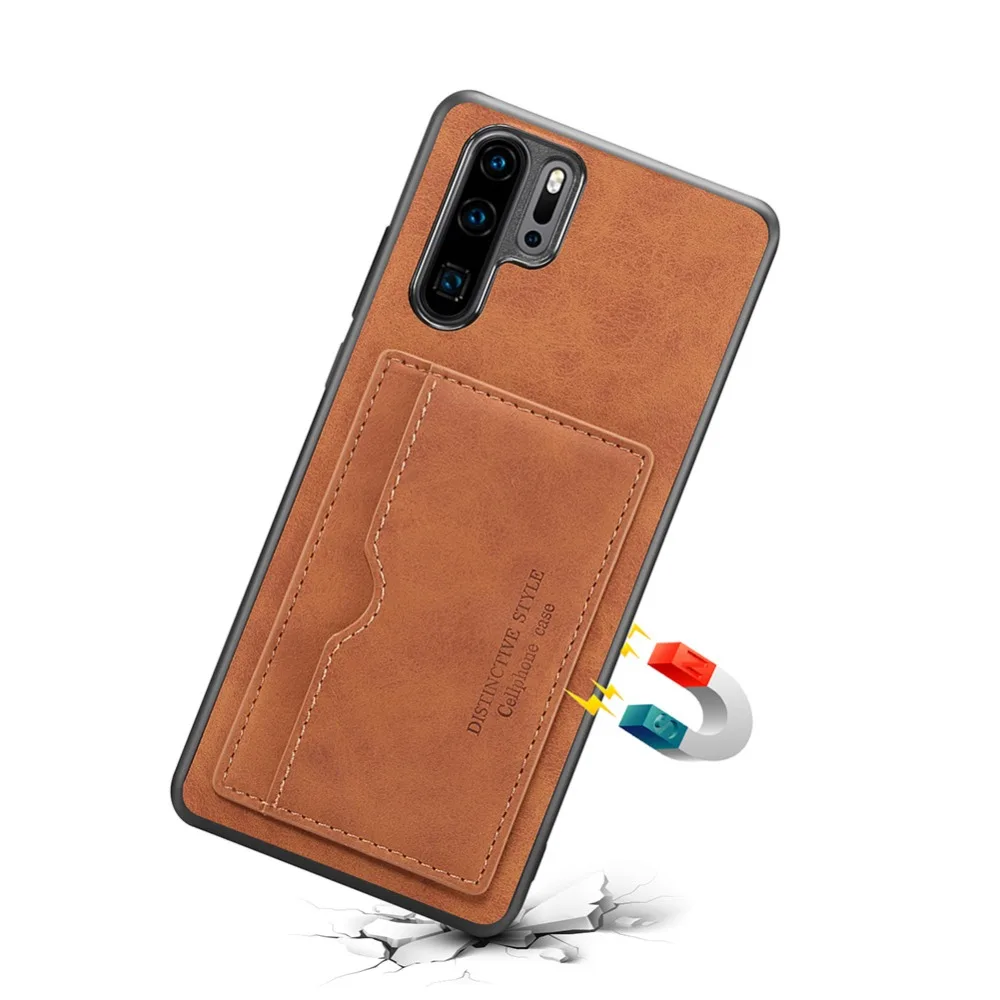 Магнитный чехол кошелек Yeesite для Huawei P30/P30 Pro/P30 Lite роскошный кожаный с подставкой и