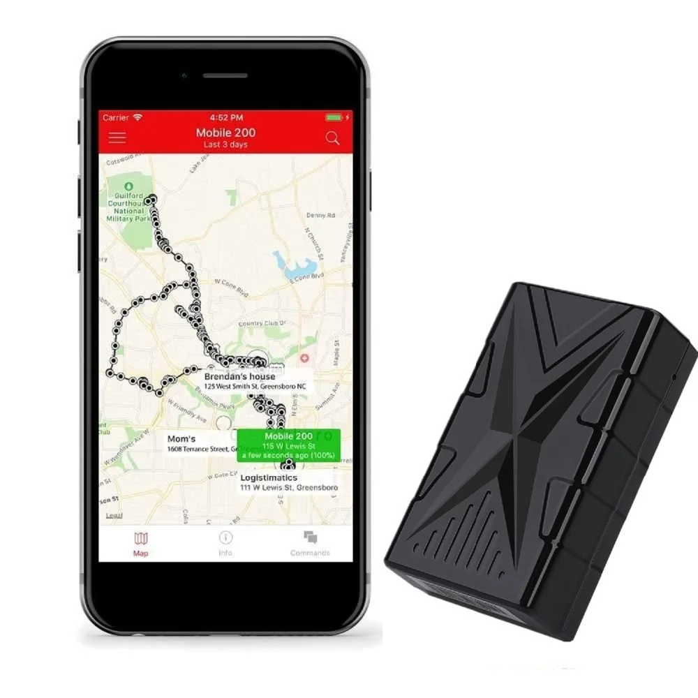 AL01 водонепроницаемый мини-автомобильный GPS трекер сильный автомобильный