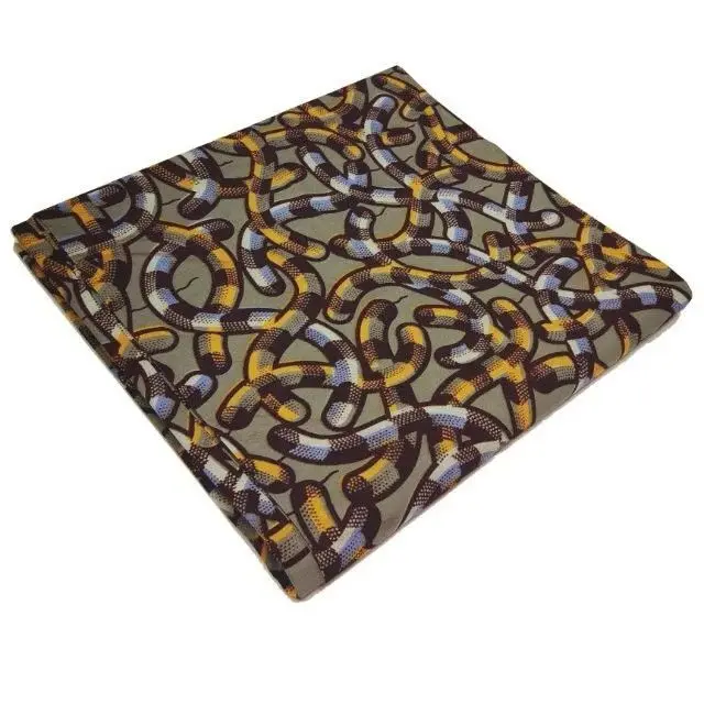 

6 Yards/lot hot sale green african wax fabric printed design batik wax for clothes LB12-1