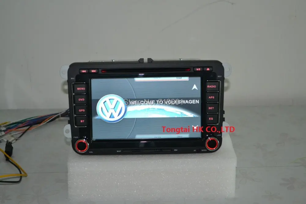 7 &quotдля VW caddy Tiguan PASSAT B6 JETTA автомобильный dvd плеер рядом с оригиналом GPS навигация