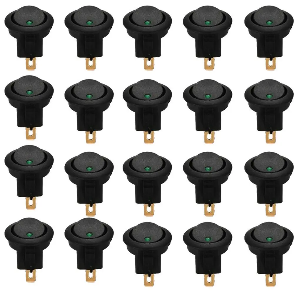 EE support 20 шт. универсальный цветной светодиодный переключатель света ВКЛ/ВЫКЛ 12 в 16