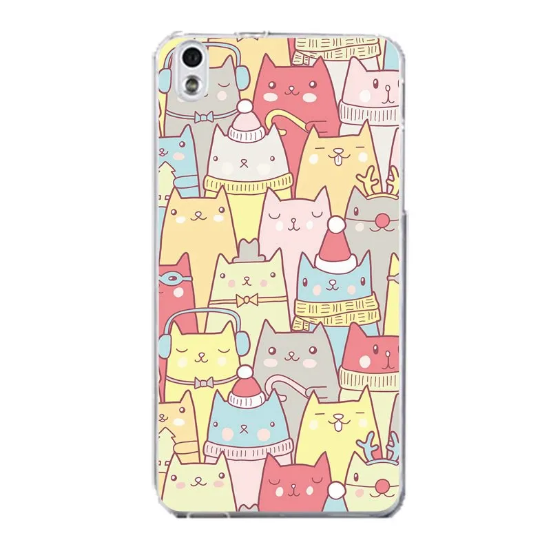 Cartoon Cat Soft Clear TPU Phone Case For HTC D820 M8 M9 A9 Dog Cow Animal Cute Coque Silicone Fundas Back Cover Free Shipping | Мобильные