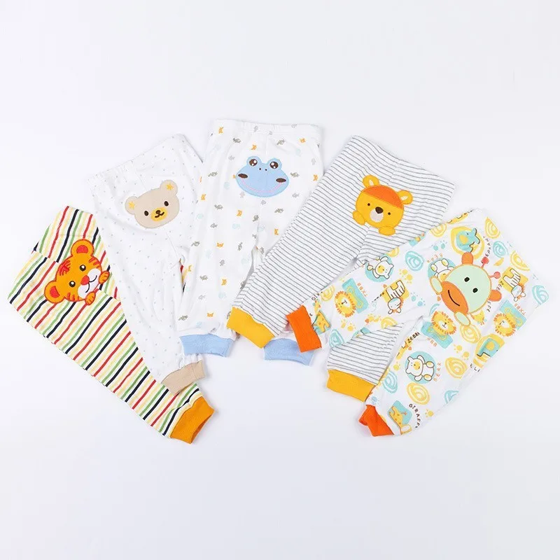 Одежда для малышей ПП штаны новорожденных 3 24 мес. детские с мультяшным рисунком