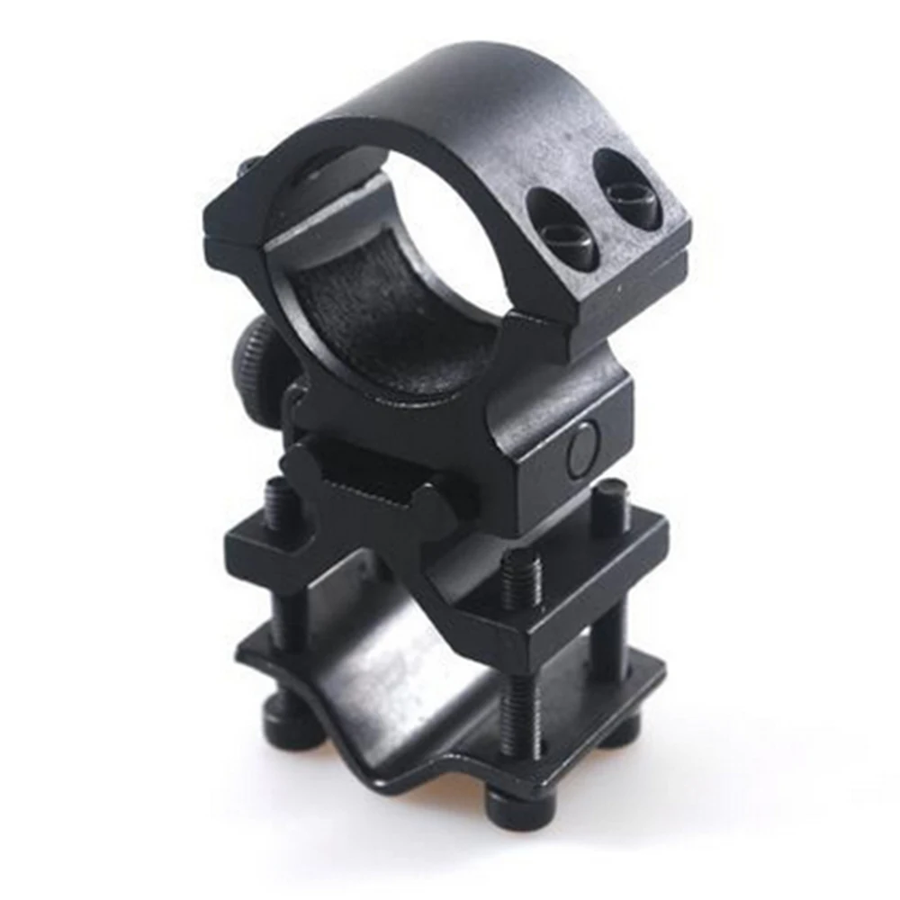 Free Shipping Hunting Adjustable Tactical Gun QD Light Barrel Mount Bracket 25mm Ring for Laser Scope Rail Outdoor Airsoft Hot | Спорт и