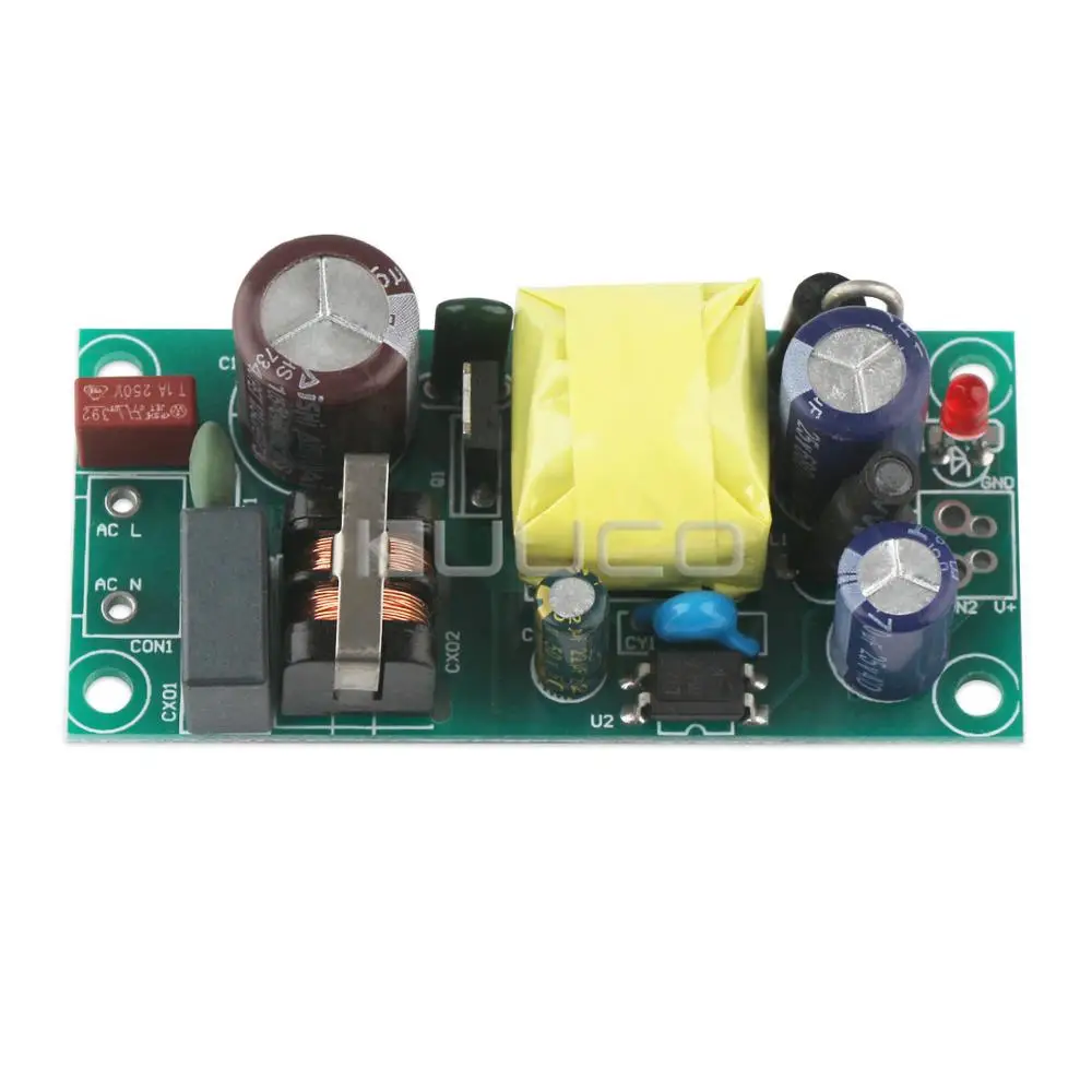 5 PCS/LOT DC 12V Switching Power Supply AC 85~264V 110~370V to DC12V 1A 12W Converter/Adapter/Regulator/Driver |