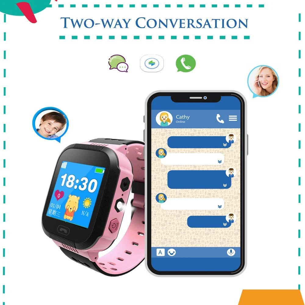 Детские Смарт часы с защитой от потери позиционирование фитнес трекер детский