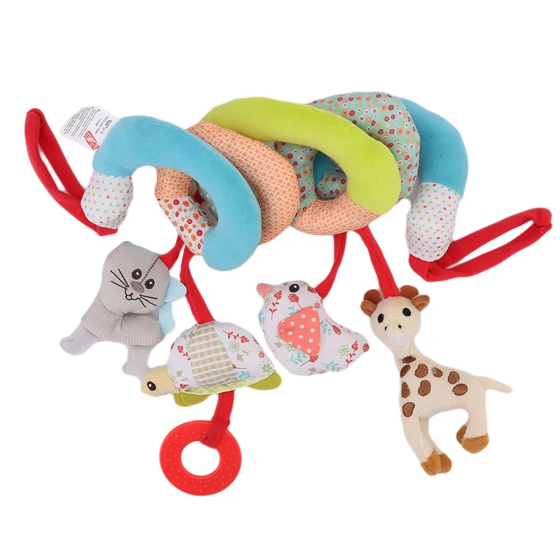 2017 новые игрушки для младенцев кроватка вращается вокруг кровати коляска