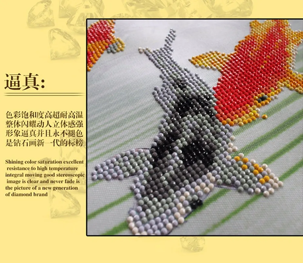 30X40 см (12 &quotX 16&quot) Шиншилла серии мультфильм полный дрель положить вышивка Diy