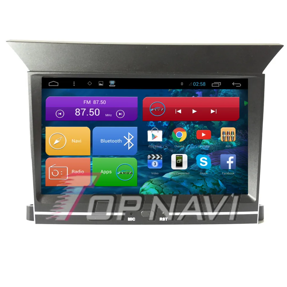 Topnavi 7 &quotчетырехъядерный Android 6 0 Автомобильный GPS навигатор для Pilot 2009 2010 2011 2012
