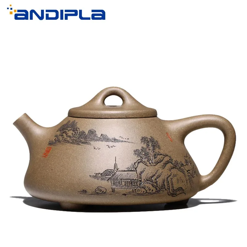 Аутентичный чайный горшок из исинской глины 200 мл ручная работа лечение здоровья