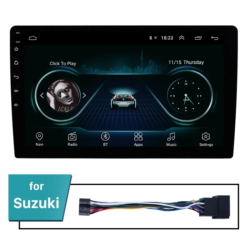 for suzuki Seicane 10 дюймов 2Din универсальный Android 8,1 gps Navi автомобильный стерео мультимедийный плеер для honda vw hyundai kia suzuki toyota nissan - Цвет: for suzuki