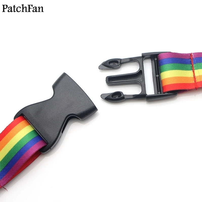 Patchfan Радуга ремни ключ теги шейный ремешок для Мобильный телефон с ремешками из