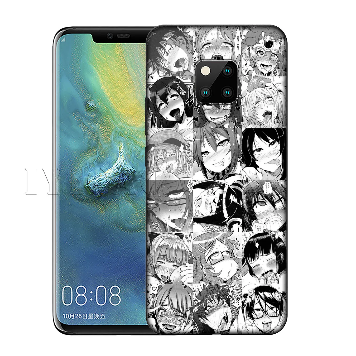 Силиконовый чехол для Huawei Nova Smart 5 5T 5i 4E 4 3i 3 2i 2 Lite мультяшный японский мягкий с