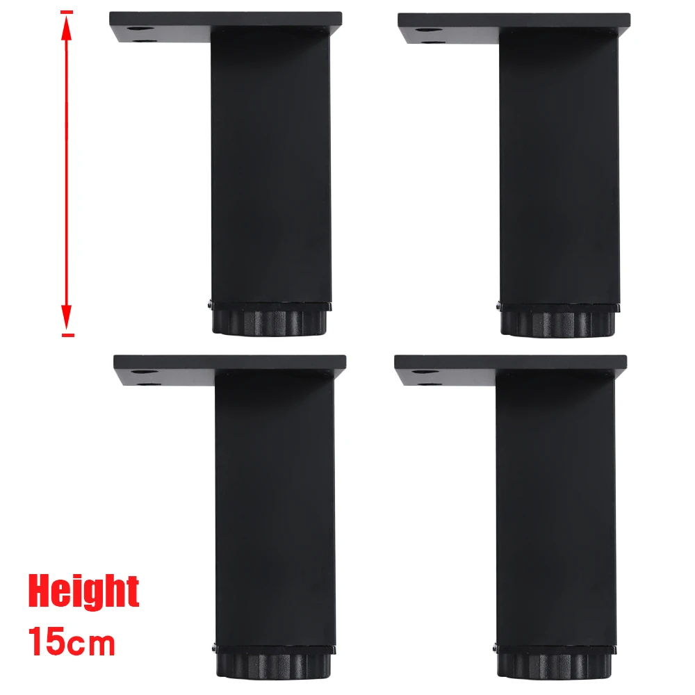 150x38MM с ножкой из алюминиевого сплава регулировкой по высоте черный