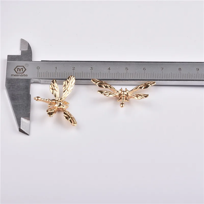 Высококачественные серьги гвоздики из сплава стрекозы подвеска для браслета