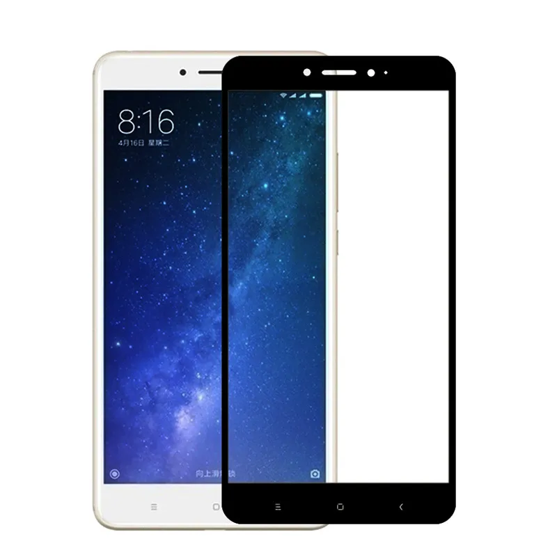 Закаленное стекло для Xiaomi Mi Max 2 защита экрана Xiomi Max2 полное покрытие защитная