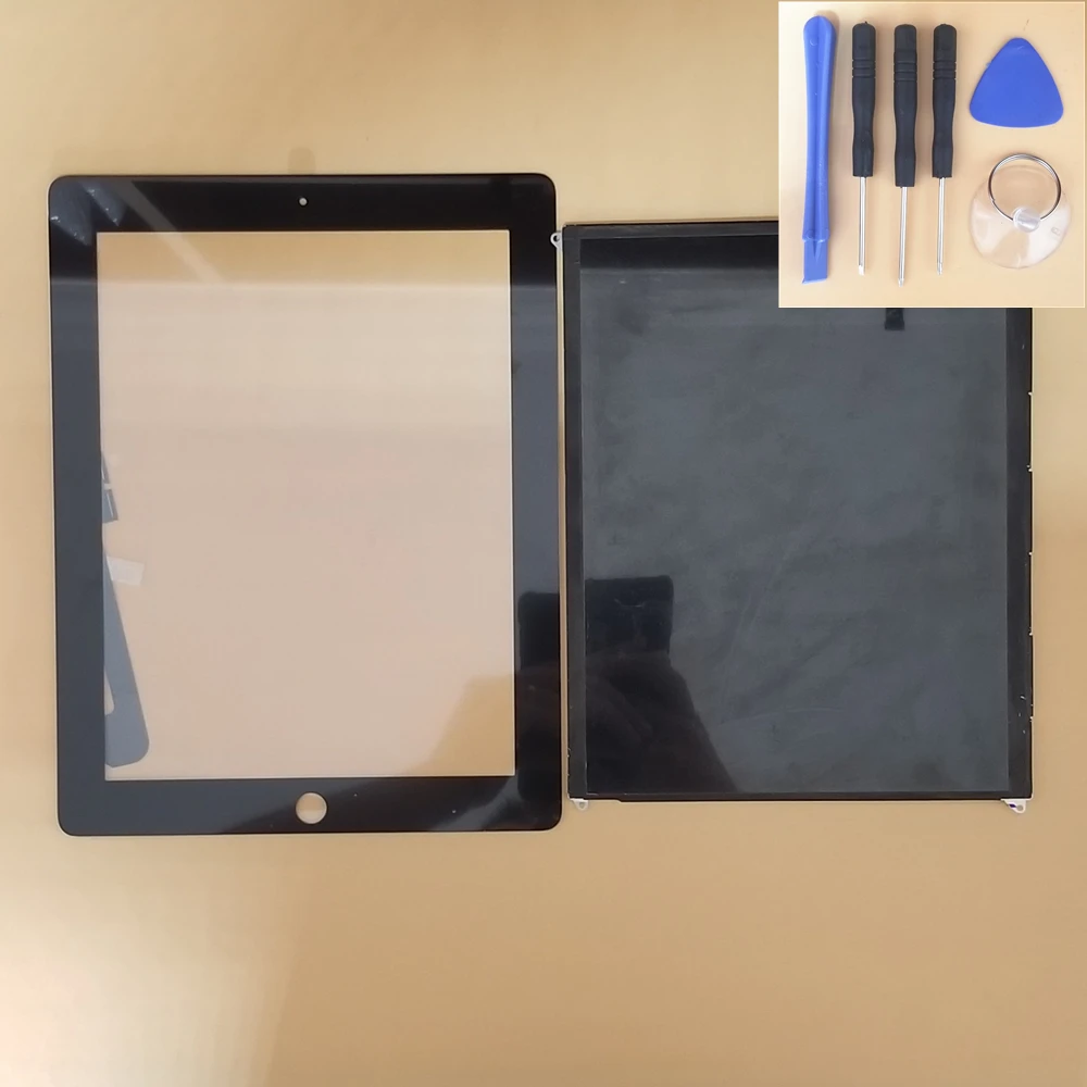 Для iPad 4 A1458 A1459 A1460 сенсорный панельный дисплей экран дигитайзер Передняя