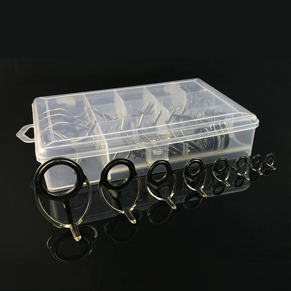 WALK FISH 75PCS/Lot Mixed Size Fishing Rod Guide Tip Strong Line Rings Guides Set Repair Kit DIY Eye | Спорт и развлечения