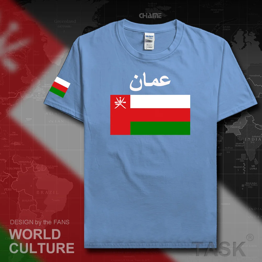 Мужская футболка Омани Султанат Оман модная 2017 этической команды 100% хлопок