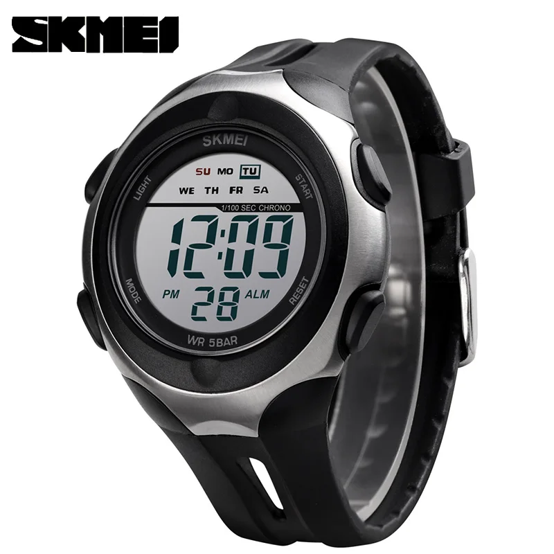 SKMEI 2019 новые мужские спортивные цифровые часы 50 м водонепроницаемые электронные