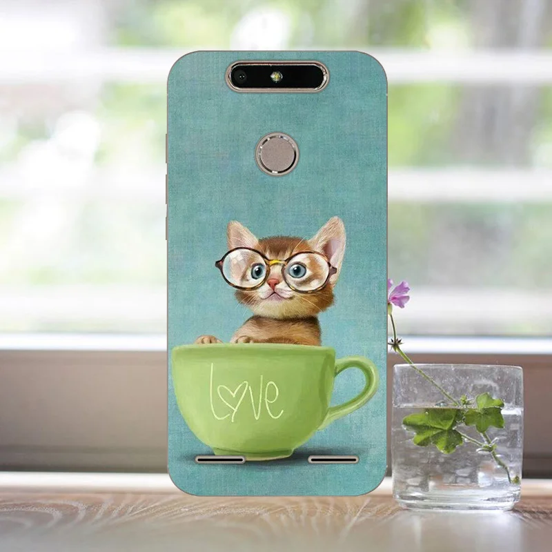 CBM FANATU zte V8 мини-Чехол, силиконовый мягкий ТПУ 5 дюймов, защитный чехол с принтом для zte Blade V8 mini V 8 mini чехол для телефона - Цвет: CBM
