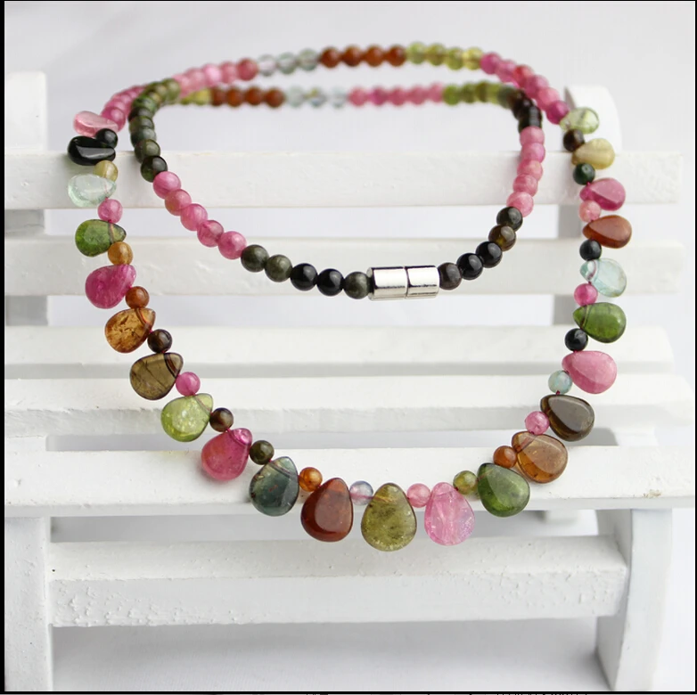 XUEYUN 2017 514 + подлинное бразильское ювелирное ожерелье с натуральным турмалиновым