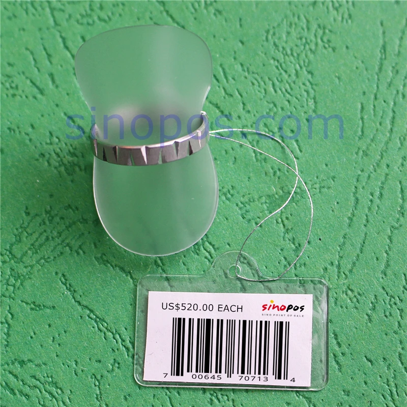 Защитная этикетка для ювелирных изделий виниловая сумка с подвесным глазом