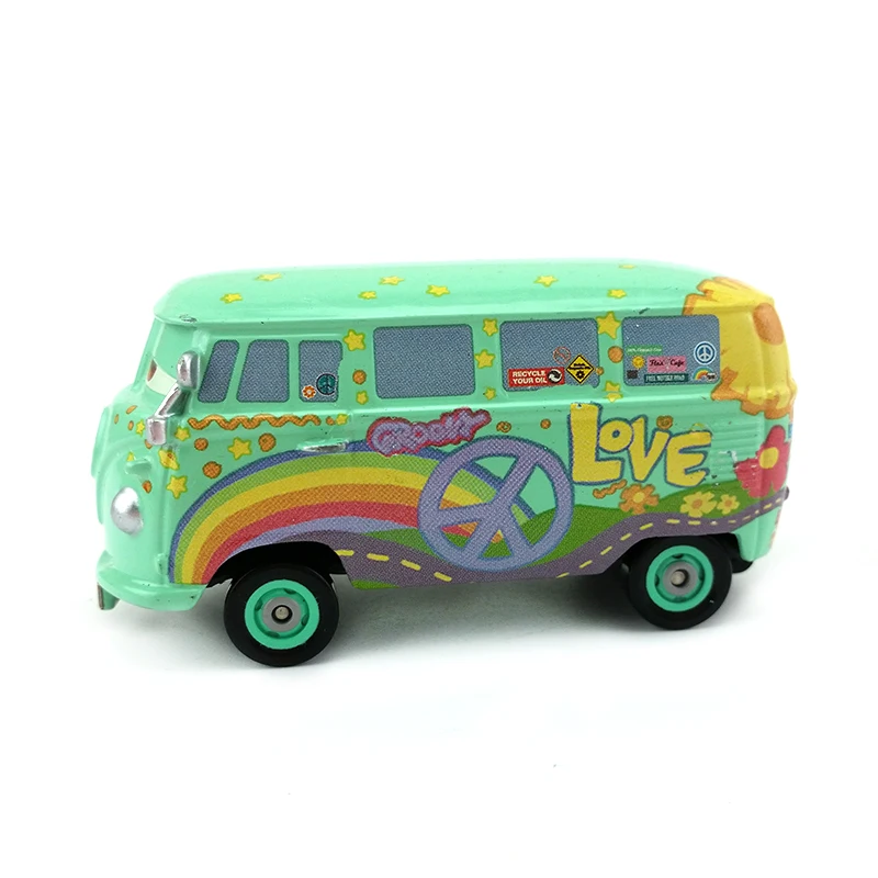 Disney Pixar Cars 3 Fillmore 1:55 Diecast Metal Alloy Toy Car Model Loose New Kids Boy Xmas Gift Free Shipping |