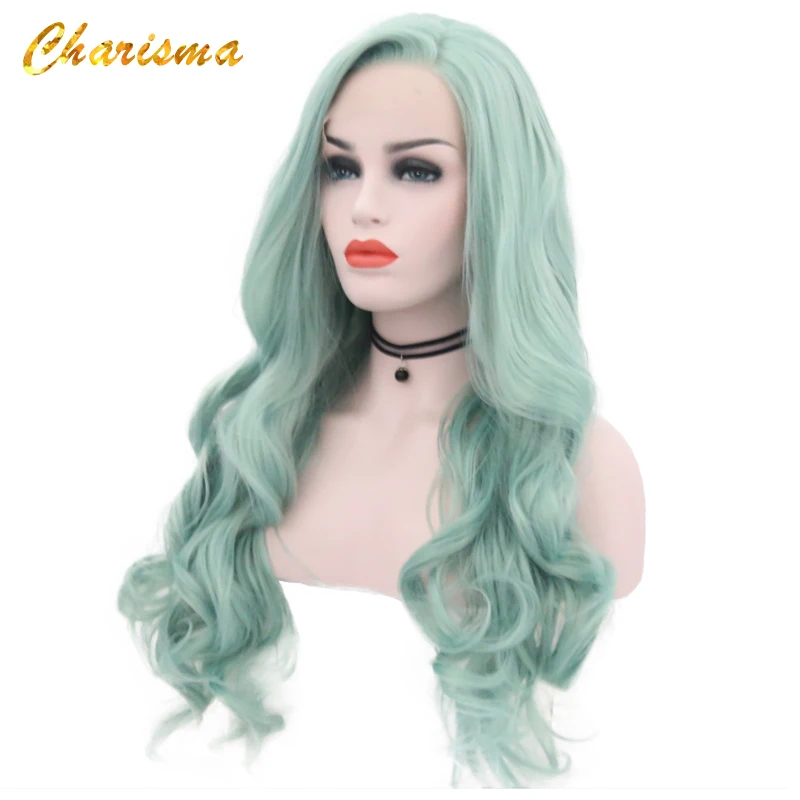 Синтетические парики Charisma Body Wave термостойкие для косплея на кружеве 24 дюйма
