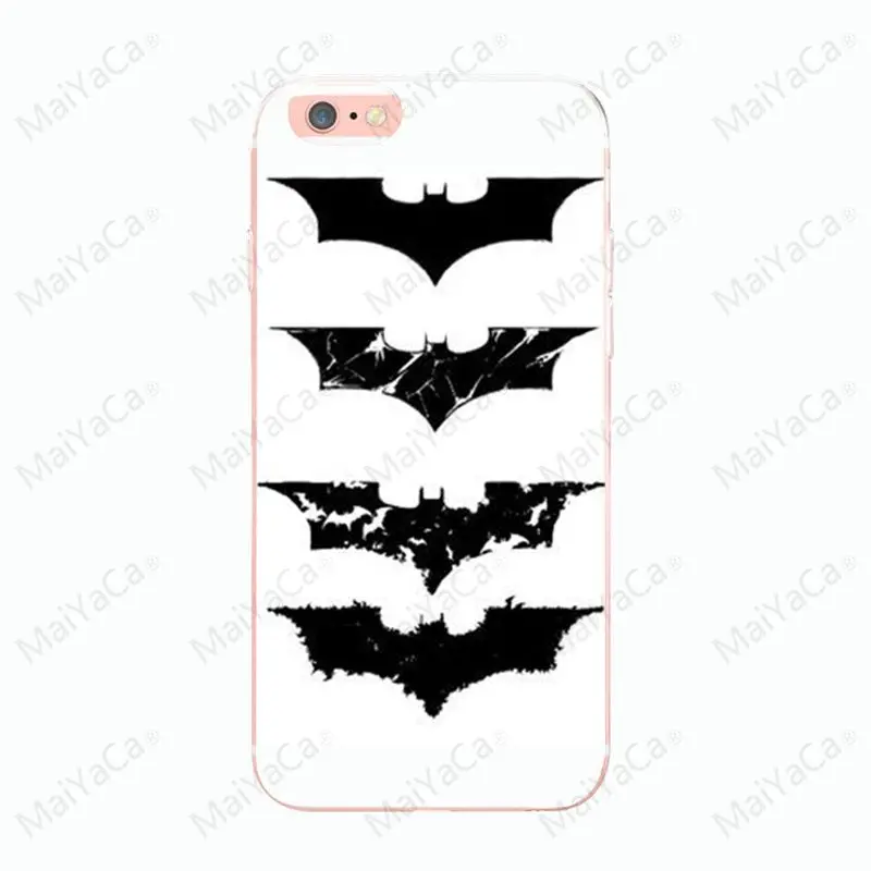Чехол для мобильного телефона MaiYaCa Batman для iphone 6 6S 6splus 5 5S SE чехол для iphone 7 7plus X XS XR XSMax 8 8plus - Цвет: 4