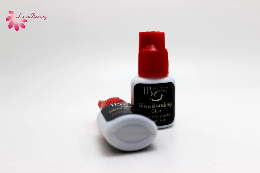 Корея IB ibeauty ультра склеивающийся клей 5 бутылок/лот быстросохнущий клей для наращивания ресниц красная крышка 5 мл