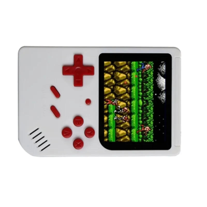 POWKIDDY Q7 Ручные игры 2 4 дюйма ЖК-дисплей большой Экран встроенный 300 игр 8 бит
