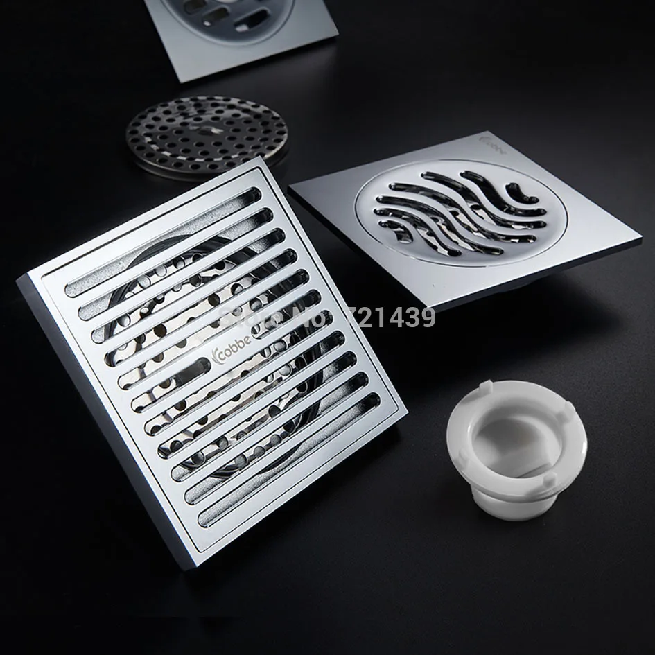 Латунная напольная сливная квадратная Ванная комната для душа раковина кухни