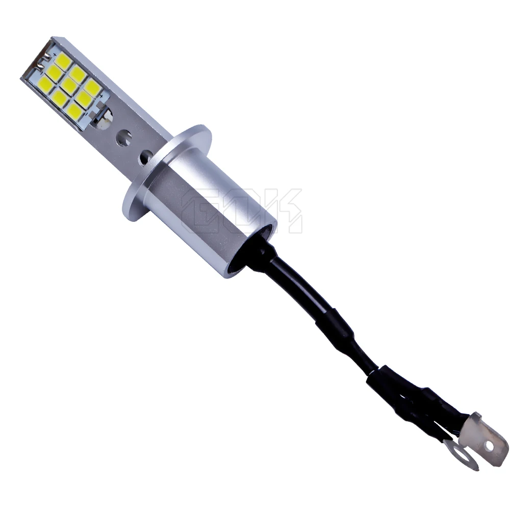 2 шт. белый h1 h3 18SMD 2835 Светодиодный чип cree 24 Вт H1 светодиодный ная сменная лампа для