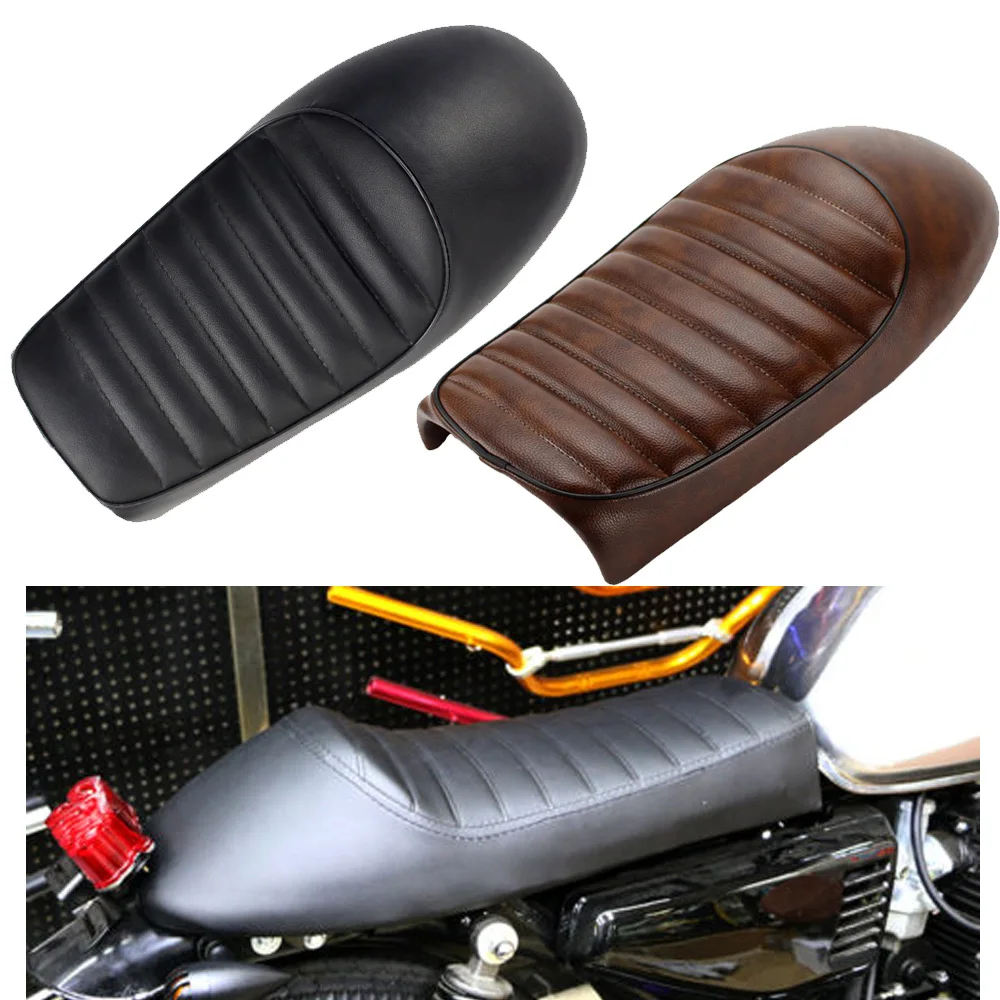 Мотоциклетные Ретро седло для Honda GN CB 350 400 500 750 SR400/Yamaha RD125 250/Suzuki/Kawasaki винтаж горб