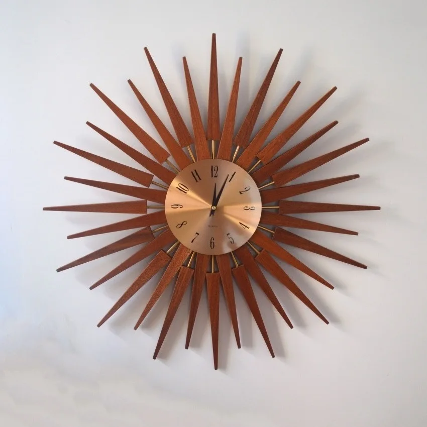 Новый стиль деревянные настенные часы/тишина часы 61 см|wall wood clock|style clockwooden wall clock |