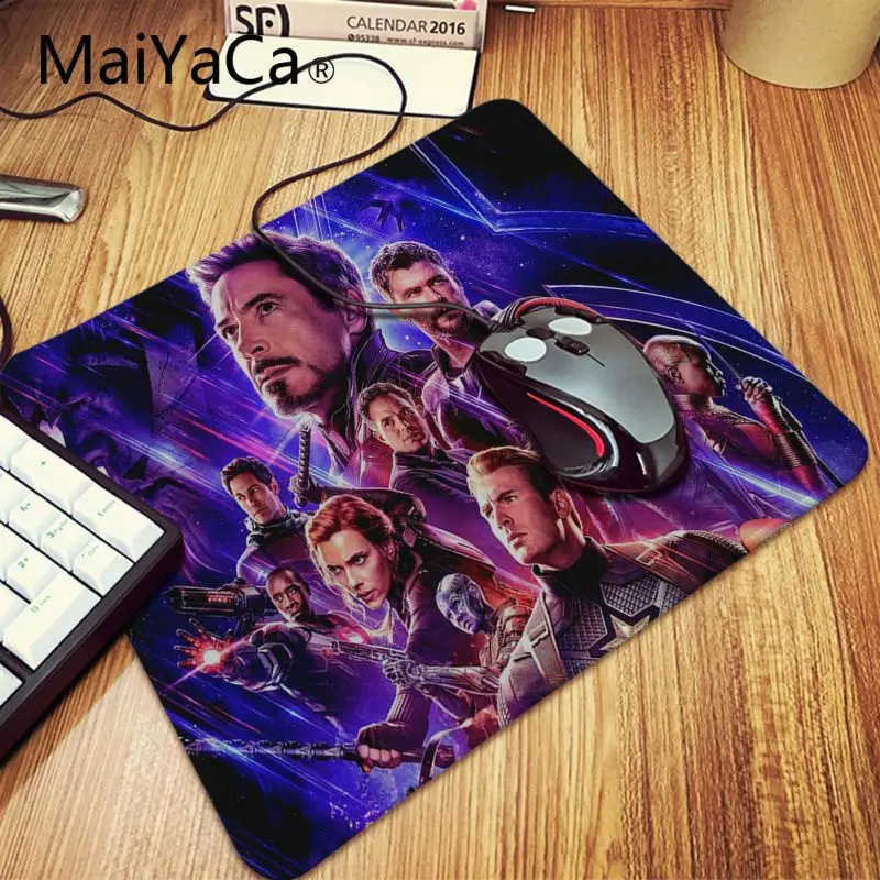 Lock Edge 18x22cm Maiyaca Мстители эндшпиль уникальный настольный коврик игровой коврик для мыши ноутбук ПК игровой коврик большой коврик для мыши геймер Коврик для мыши - Цвет: Lock Edge 18x22cm