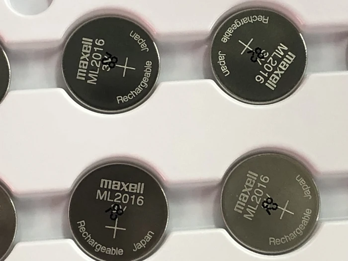 Новые оригинальные литий-ионные перезаряжаемые батарейки Maxell ML2016 ML 2016 3v 20 шт./лот
