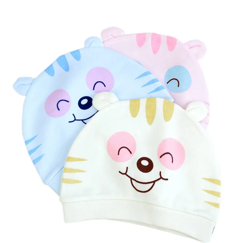 Amya Baby для новорожденных шапка хлопок унисекс детские шапки s для мальчиков и девочек мультфильм новорожденных шляпы для мальчиков и девочек шапки s Аксессуары для малышей