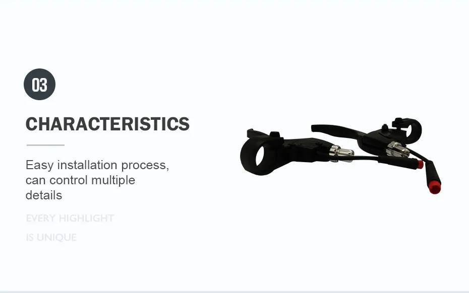 X48 Aluminum alloy Handle Brake Lever for Electric Bike Electric Scooter Brake Handle Cover Bike Brakes Patinete Eletrico