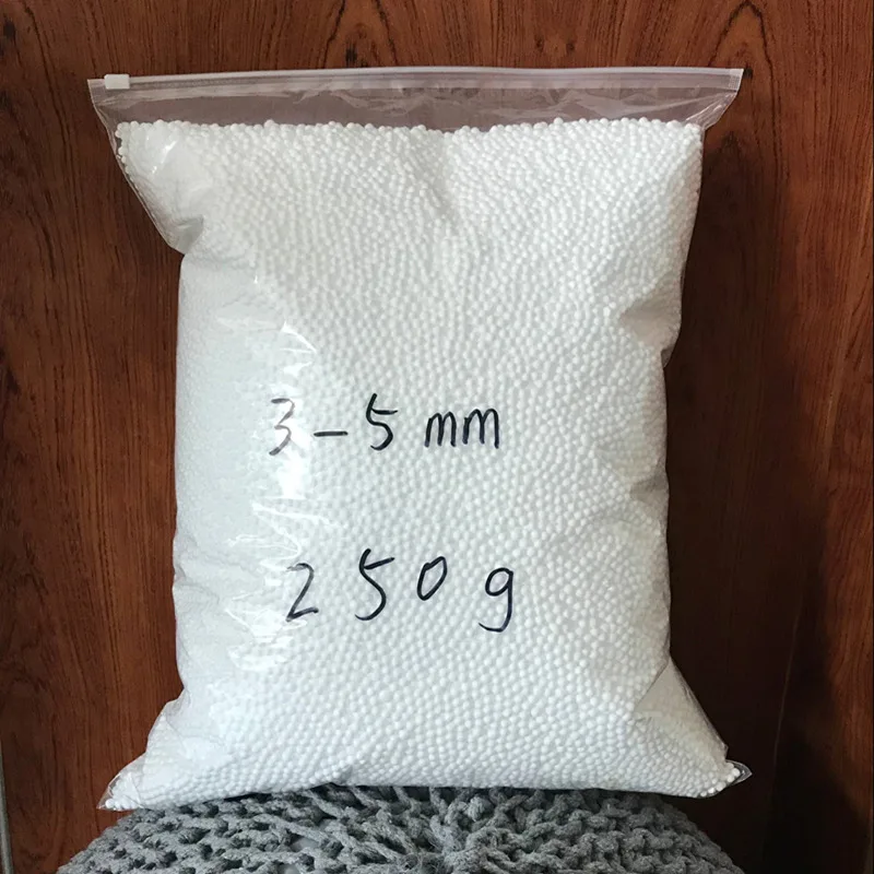 250g 250 г/500 г мешок фасоли наполнитель пенопластовый шарик мешок белый пенопластовый шарик Beanbag для игрушек Pouf Geant подушки сумки диван кровать наполнитель Zitzak - Цвет: 250g