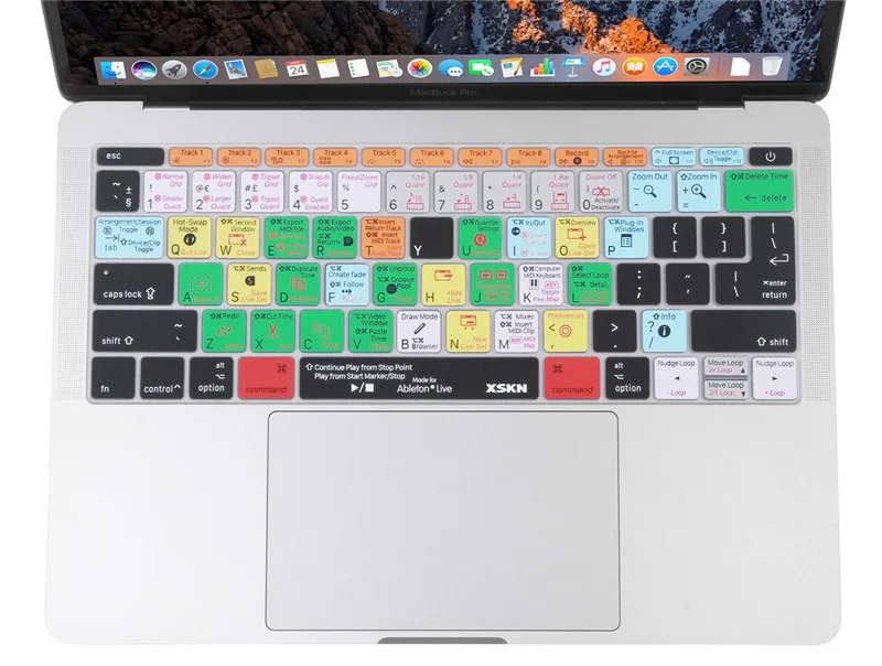 Умный чехол XSKN для Ableton силиконовый клавиатуры Macbook 12 дюймов A1534 макет ЕС США|keyboard