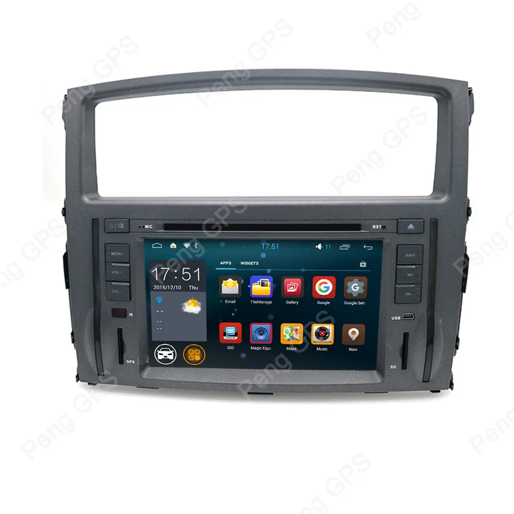 Автомагнитола 2 Din 4 + 32 ГБ 8 ядер Android 0 для MITSUBISHI PAJERO 2006-2011 GPS-навигация CD DVD-плеер