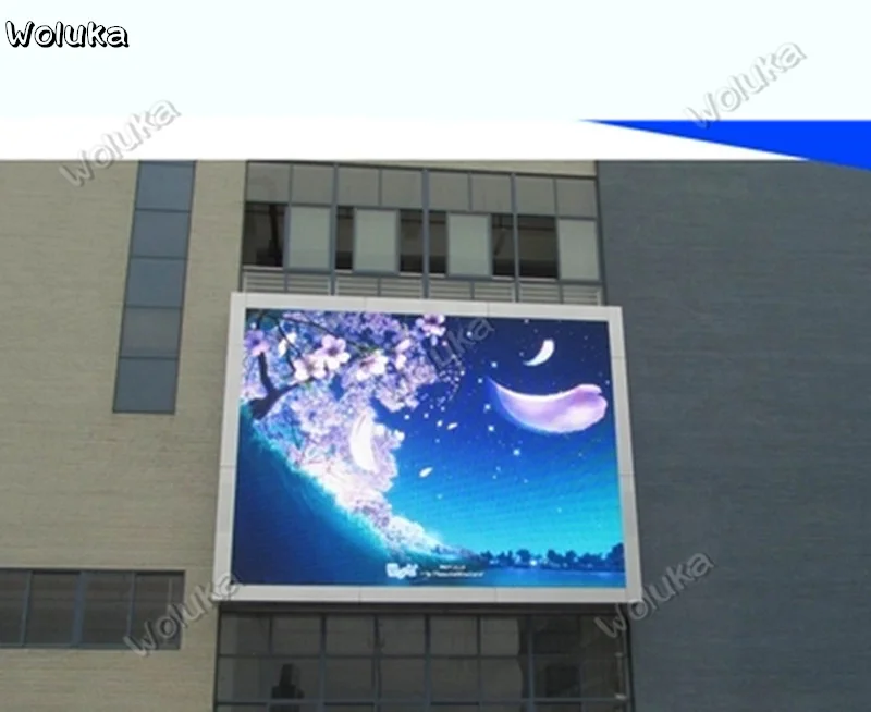 Наружный коммерческий СВЕТОДИОДНЫЙ полноцветный дисплей P10 100*100 см большой HD