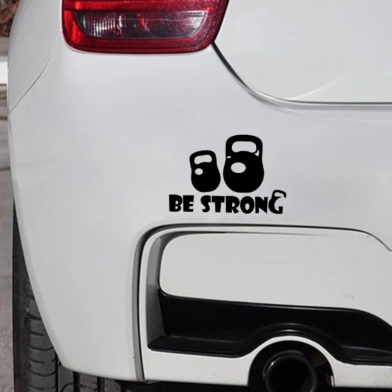 QYPF 15*10 1 см Модный чайник для фитнеса Be Strong украшение колокольчиком Стайлинг