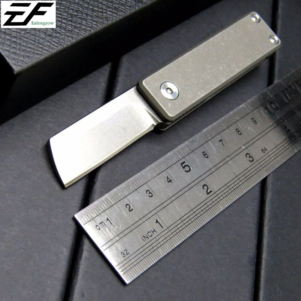 Eafengrow Serge MINI карманный складной Ножи M390 лезвие Титан Сплав Ручка Тактический выживания на открытом воздухе EDC инструмент ножи Новые