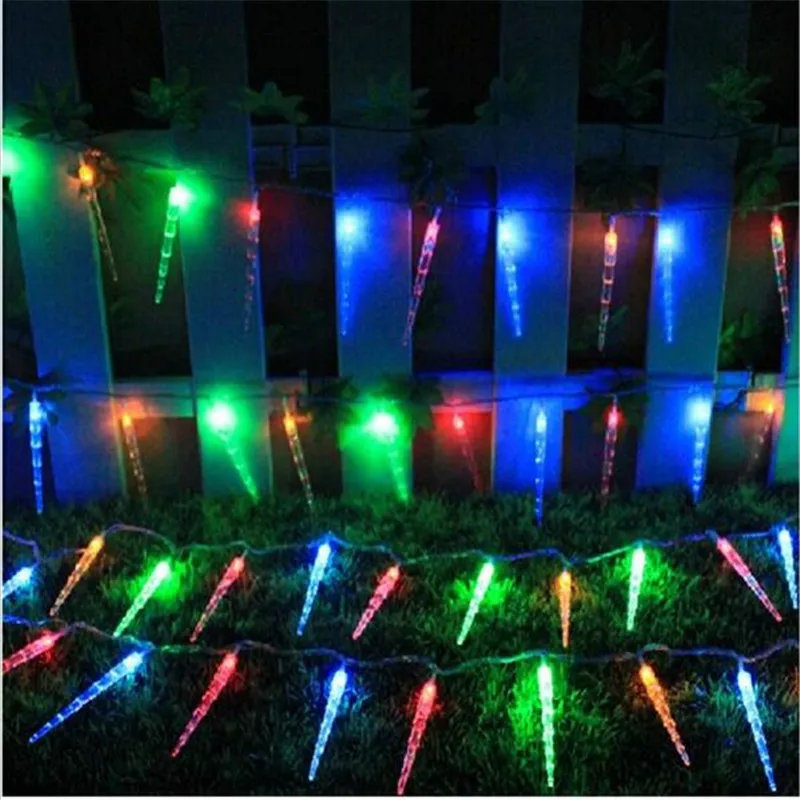 Новинка 4 м 20LED Сосулька свет шнура Рождество домашнее свадебное украшение для рождественской вечеринки занавес свет и ЕС штекер